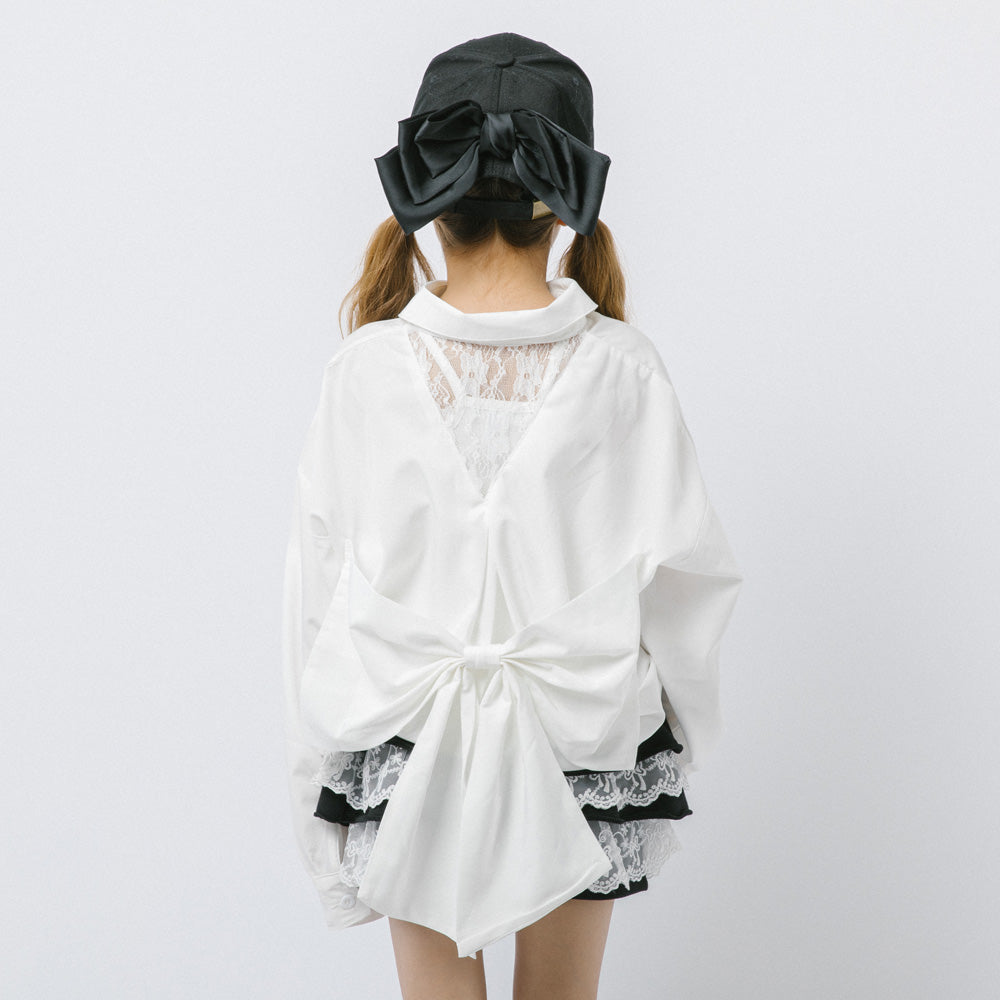 バックビッグリボンシャツ|子供服・キッズファッション通販 - URBAN CHERRY