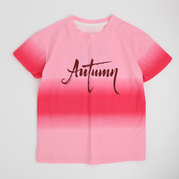 タイダイデザインロゴプリントオーバーサイズTシャツ