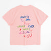 オーバーサイズイラストロゴプリントTシャツ