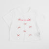 【2点セット】ミニリボンデザインTシャツ＋プリーツティアードスカート