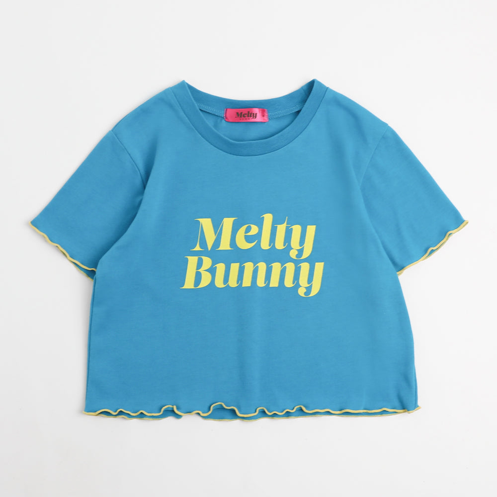 【MELTY BUNNY/メルティバニー】配色メロウロゴプリントTシャツ