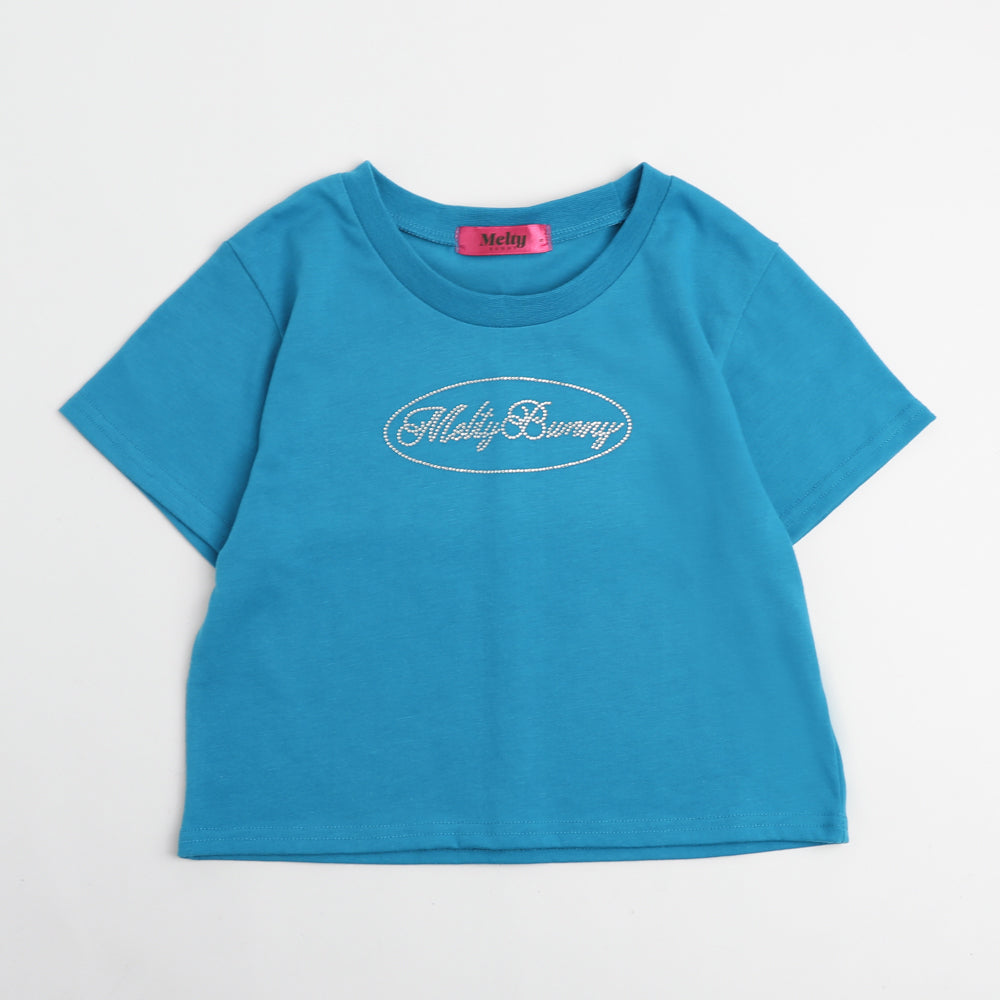 【MELTY BUNNY/メルティバニー】ラインストーンロゴTシャツ