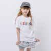 オーバーサイズイラストロゴプリントTシャツ