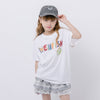 オーバーサイズイラストロゴプリントTシャツ
