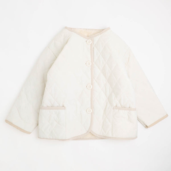 パイピング配色キルティングジャケット