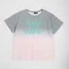 ロゴプリントグラデーションオーバーサイズTシャツ