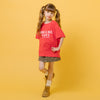 ロゴプリントデザインオーバーサイズTシャツ
