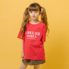 ロゴプリントデザインオーバーサイズTシャツ