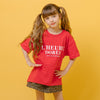 ロゴプリントデザインオーバーサイズTシャツ