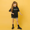 バックウィングプリントオーバーサイズTシャツ