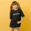 バックウィングプリントオーバーサイズTシャツ