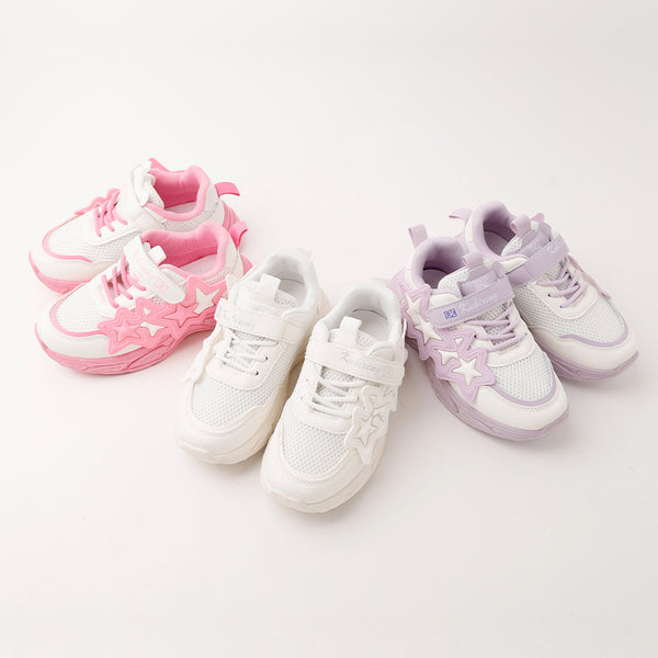 ボリュームソールスターデザインスニーカー