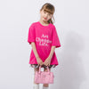 フレンチテキストロゴデザインTシャツ