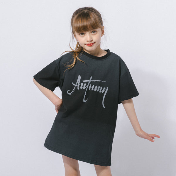 タイダイデザインロゴプリントオーバーサイズTシャツ