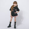ミニリボンプリントオーバーサイズTシャツ