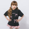 ミニリボンプリントオーバーサイズTシャツ