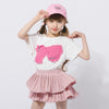 フリンジリボンデザインミニTシャツ