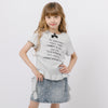 フロントロゴイレヘムTシャツ