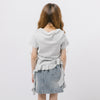フロントロゴイレヘムTシャツ