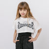 【2点セット】キャミ＋フロントロゴクロップドTシャツ