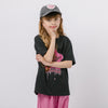 【2点セット】フロントネオンスタープリントTシャツ＋カラーストレートパンツ
