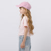 フレンチロゴプリントクロップドTシャツ