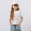 フレンチロゴプリントクロップドTシャツ