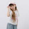 フレンチロゴプリントクロップドTシャツ