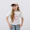 フレンチロゴプリントクロップドTシャツ