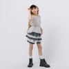 【CHIPIE/シピ】"ふわっと広がる"レースツーティアフリルショートパンツ