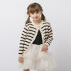 ボーダークルーネックカーディガン