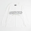 テキストロゴデザインオーバーサイズロングTシャツ