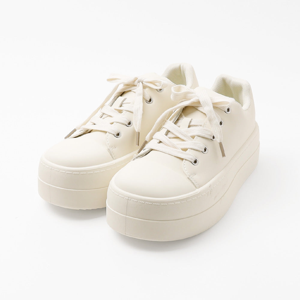 Melissa ホワイト 厚底スニーカー レースアップ 【公式通販】