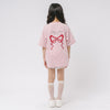 【CHIPIE/シピ】"ときめろT"(綿100%)オーバーサイズリボンプリントTシャツ