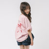 【CHIPIE/シピ】"ときめろT"(綿100%)オーバーサイズリボンプリントTシャツ