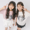 【CHIPIE/シピ】"ときめろT"(綿100%)キャットプリントTシャツ
