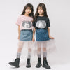 【CHIPIE/シピ】"ときめろT"(綿100%)キャットプリントTシャツ