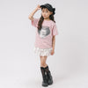 【CHIPIE/シピ】"ときめろT"(綿100%)キャットプリントTシャツ
