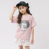 【CHIPIE/シピ】"ときめろT"(綿100%)キャットプリントTシャツ