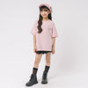 【CHIPIE/シピ】"ときめろT"(綿100%)オーバーサイズリボンプリントTシャツ