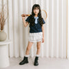 【CHIPIE/シピ】"サラ軽ポロ"チェックネクタイドッキングトップス