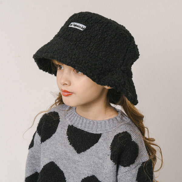 ワンポイントロゴボアバケットハット