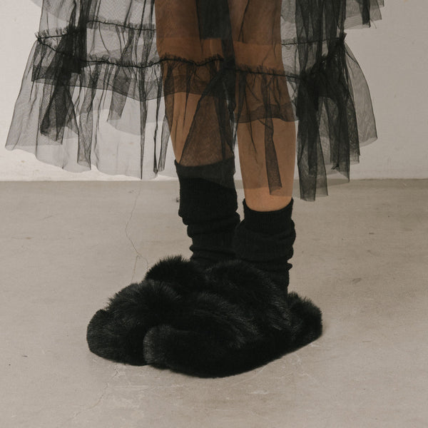 ダブルストラップエコファーサンダル