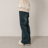 サイドステッチデザインフレアデニムパンツ