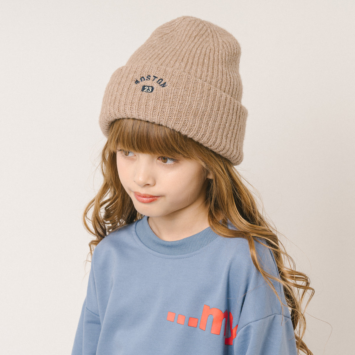 ワンポイントロゴ刺繍ニット帽|子供服・キッズファッション通販