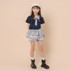 【CHIPIE/シピ】"サラ軽ポロ"チェックネクタイドッキングトップス