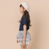 【CHIPIE/シピ】"サラ軽ポロ"チェックネクタイドッキングトップス