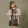 ロングボア切り替えキルティングジャケット