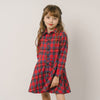 チェックネルシャツワンピース
