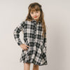 チェックネルシャツワンピース
